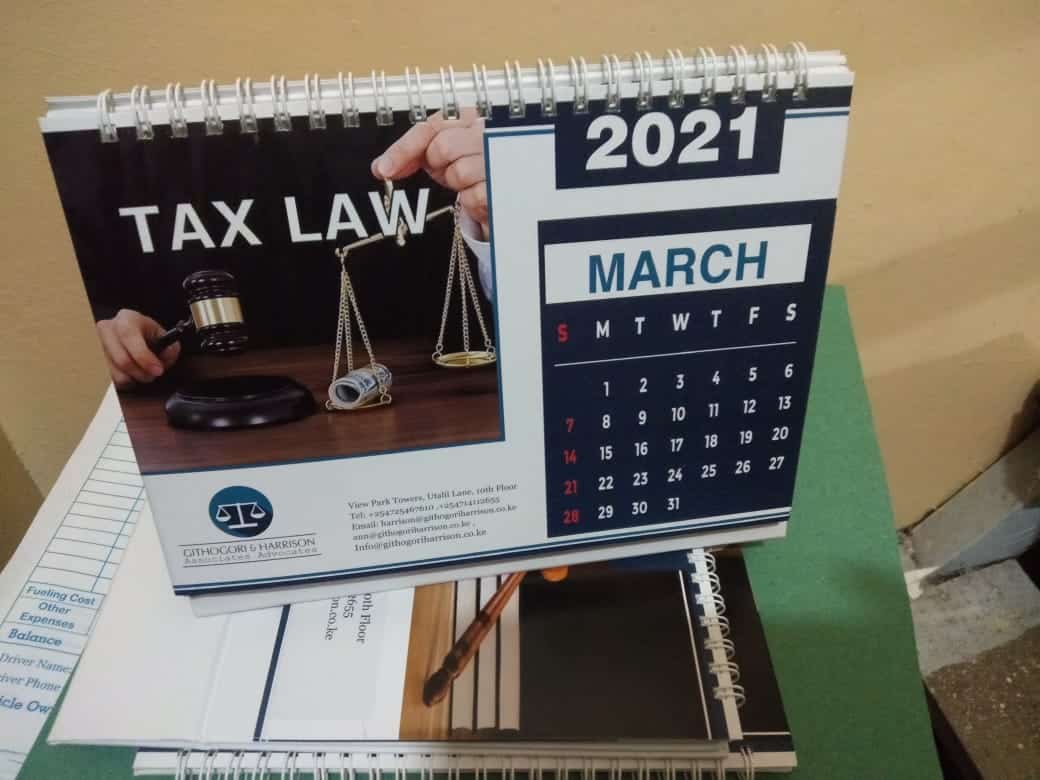 Calendars Printing Services Nairobi