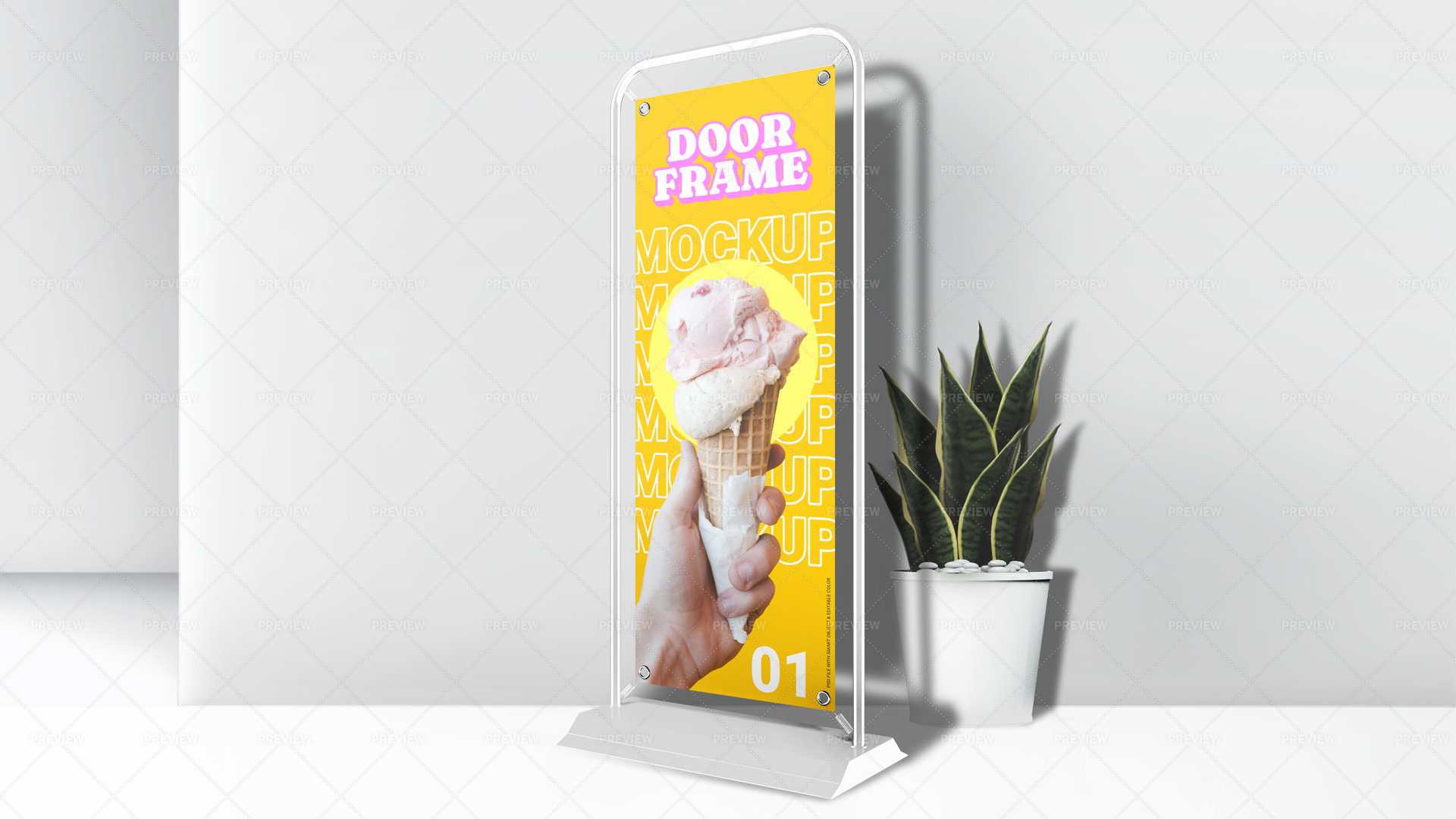 Door Frame Banner Branding Services Nairobi