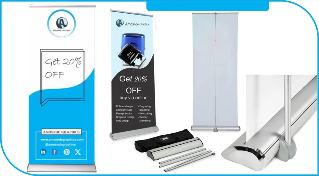 L Banner Stand branding Services Nairobi