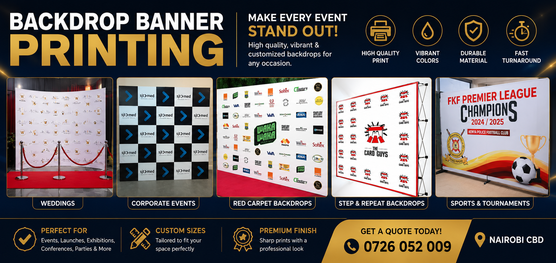 Backdrop Banner Printing