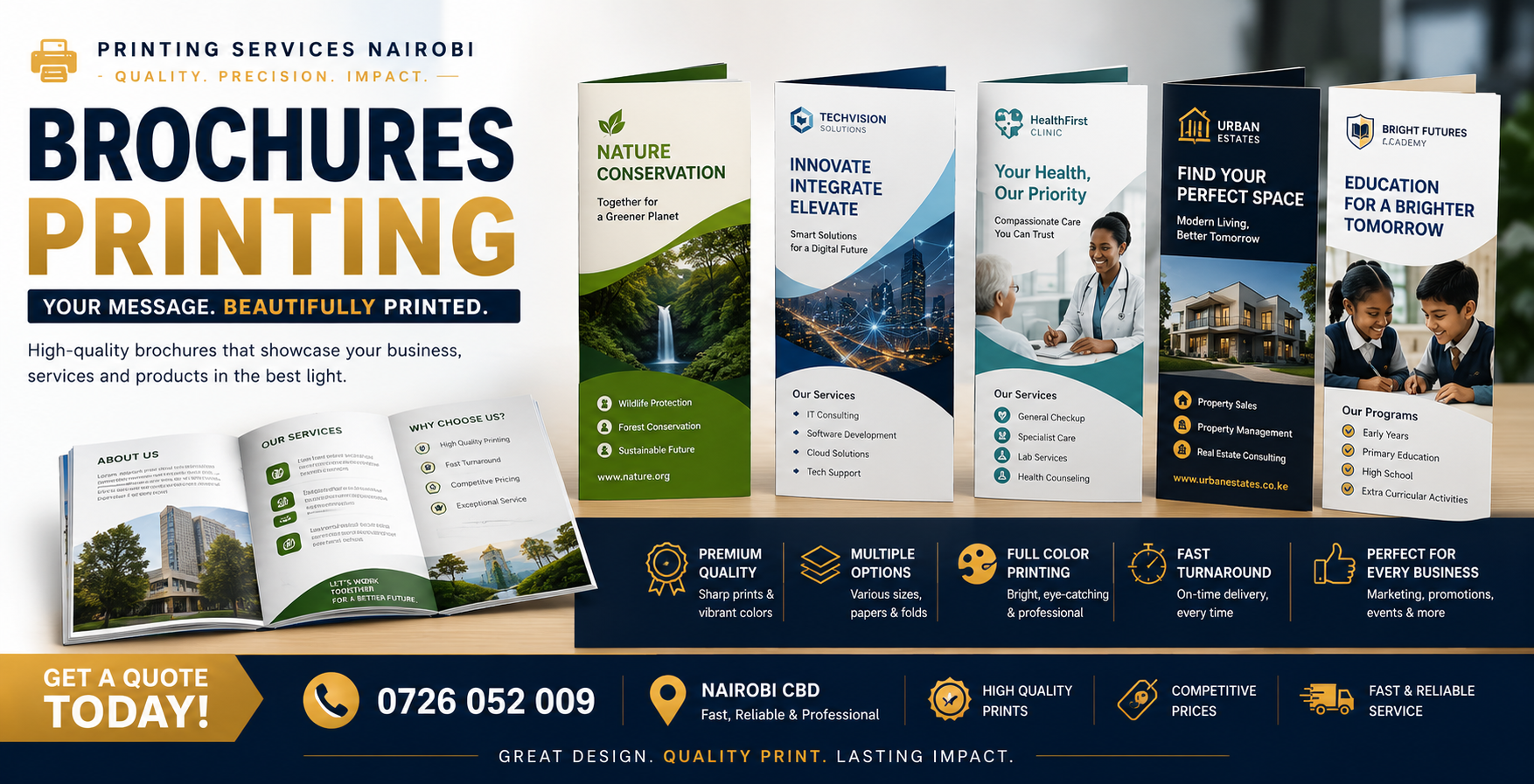 Brochures Printing in nairobi