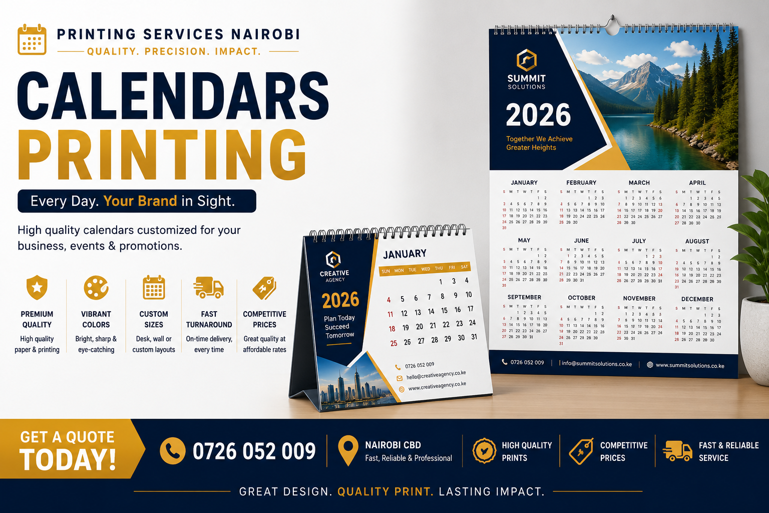 Calendars Printing in nairobi