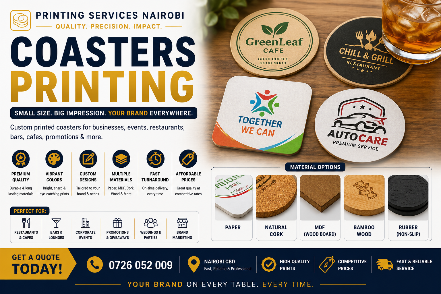 Coasters Printing Coasters Printing