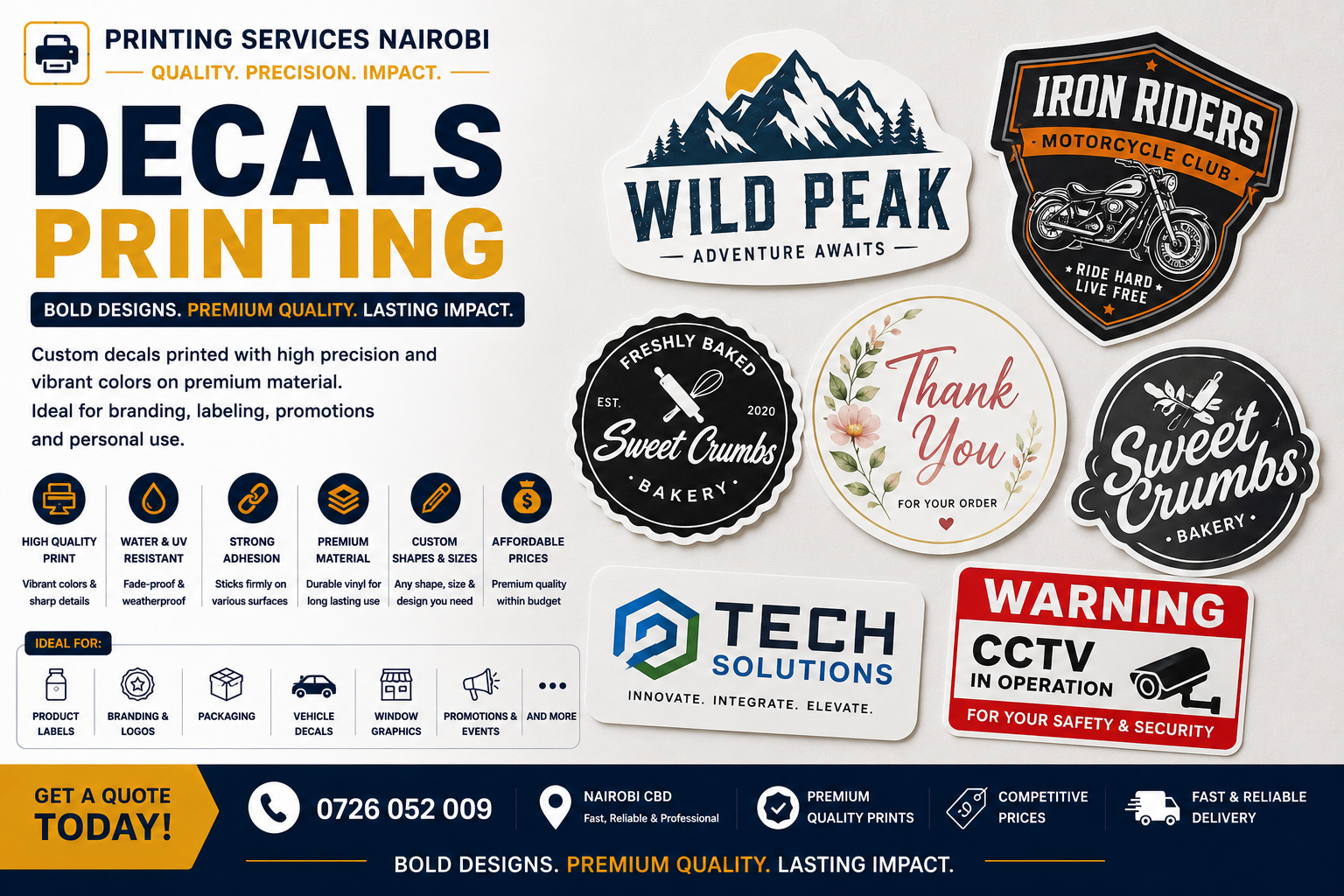 Decals Printing in nairobi