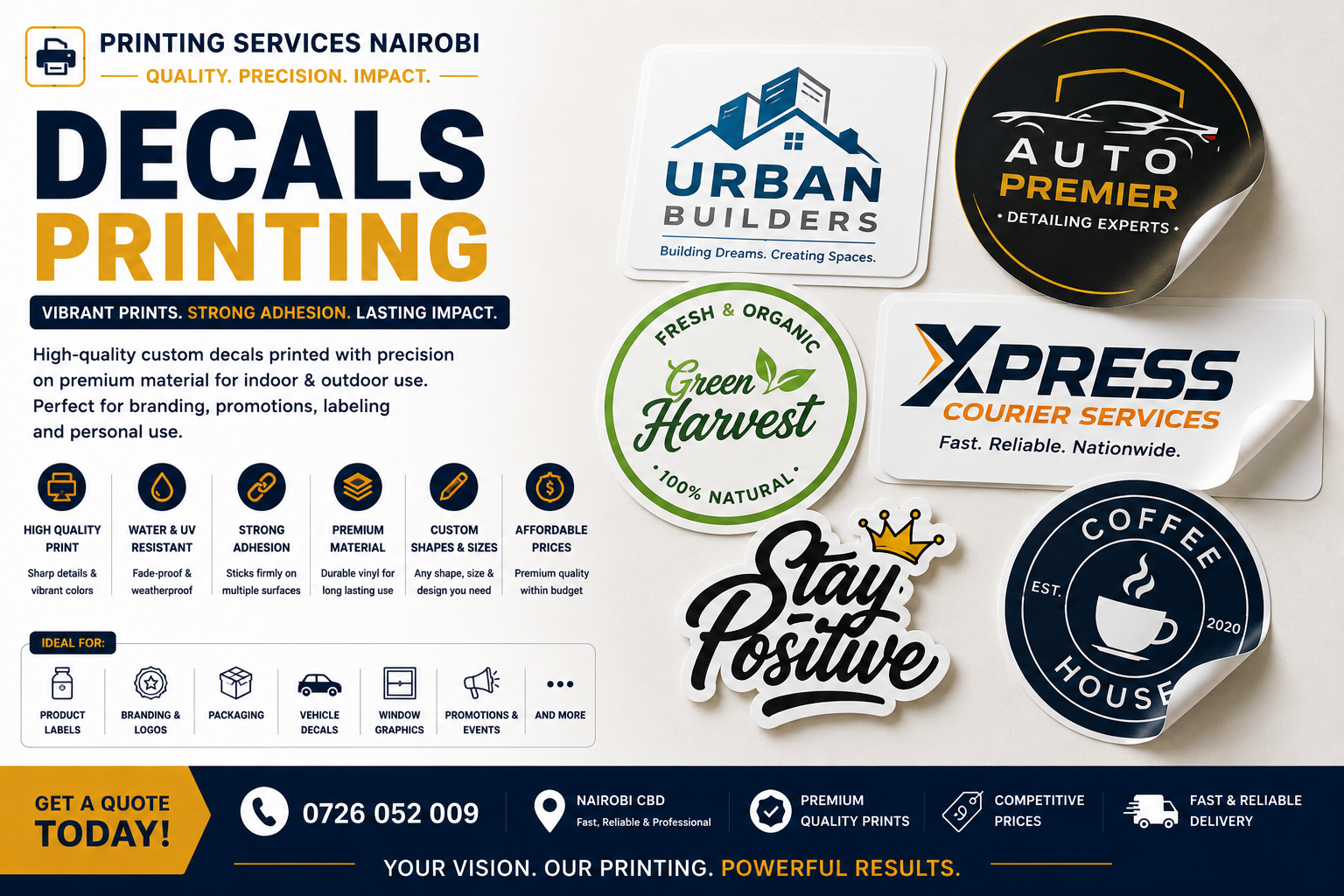 Decals Printing