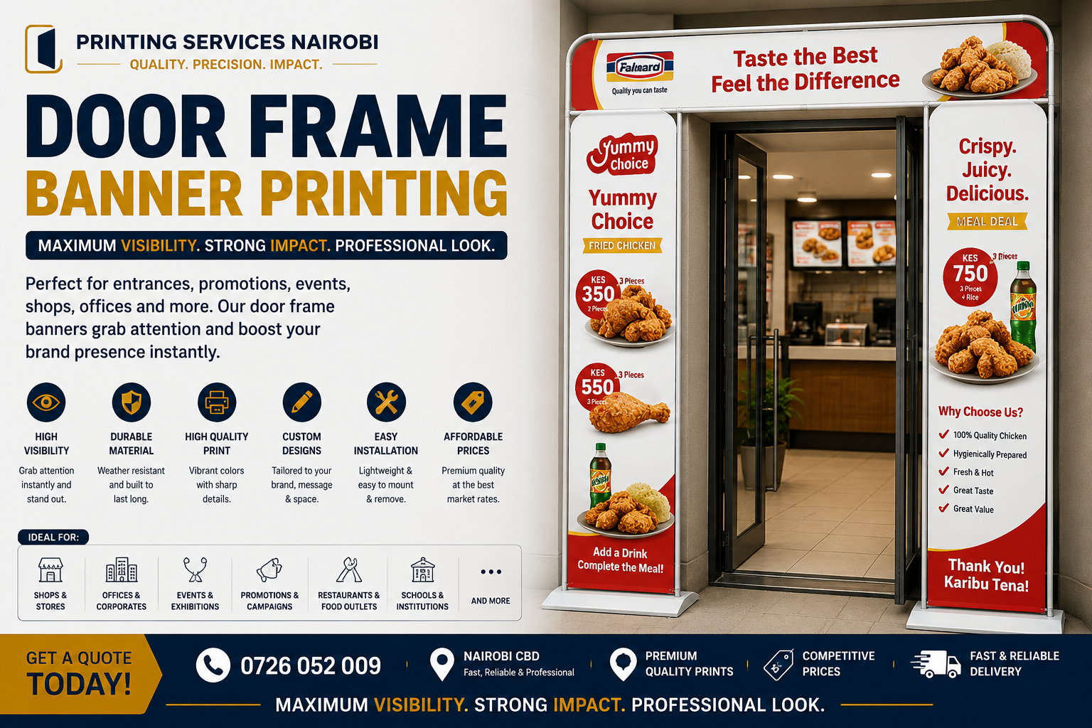 Door Frame Banner Printing Door Frame Banner Printing