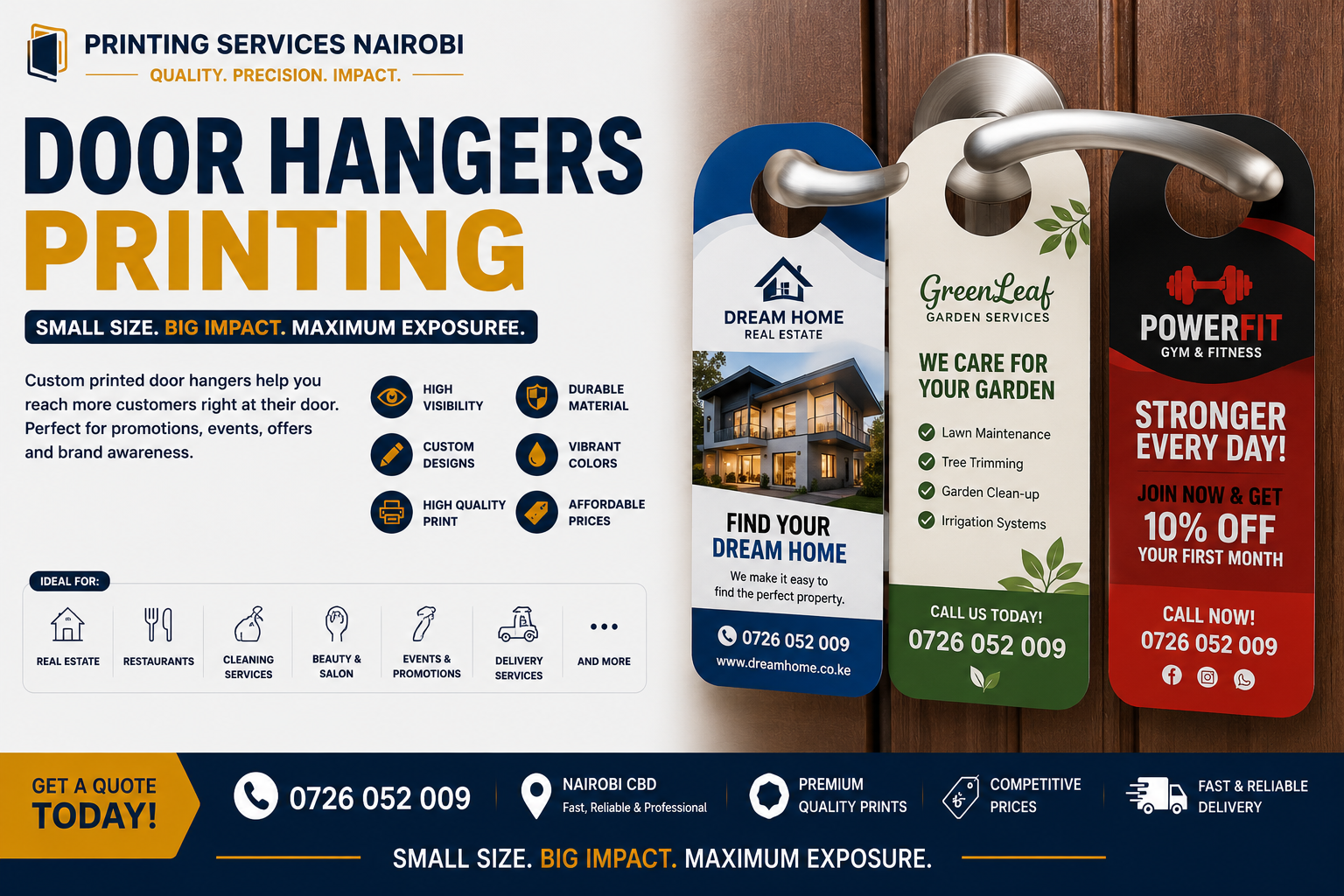 Door Hangers Printing in nairobi