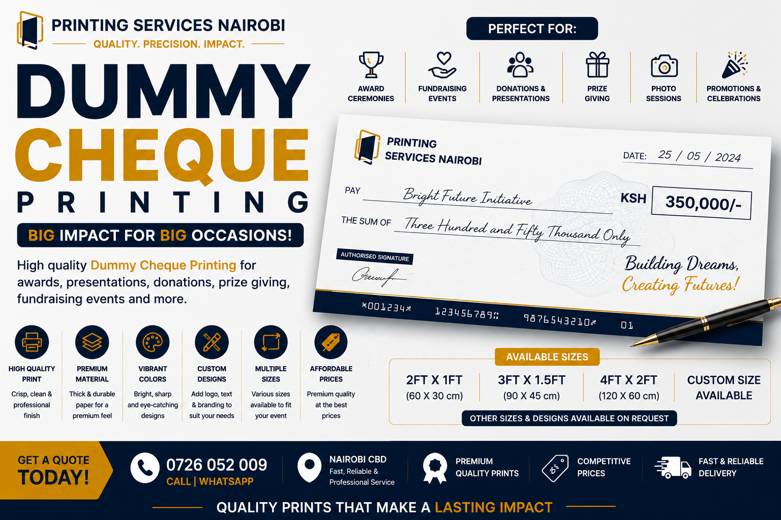 Dummy Cheque Printing Dummy Cheque Printing
