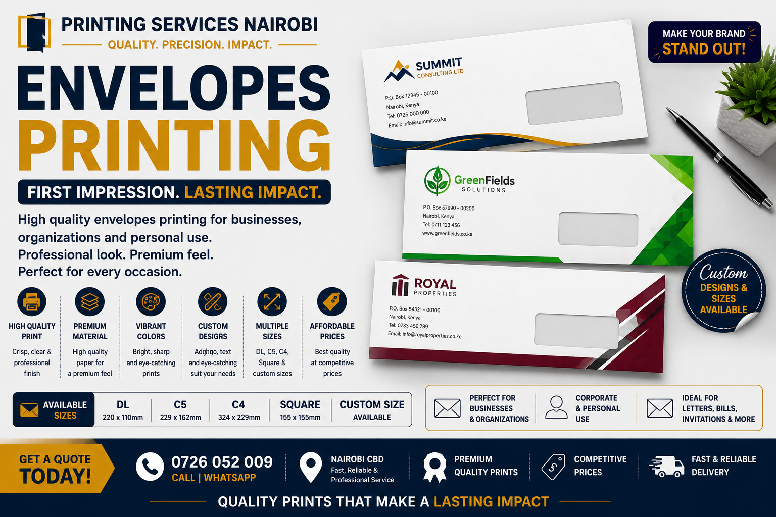 Envelopes Printing