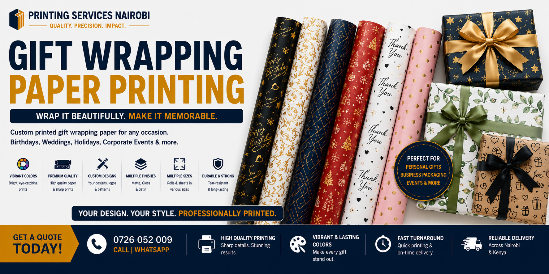 Gift Wrapping Paper Printing