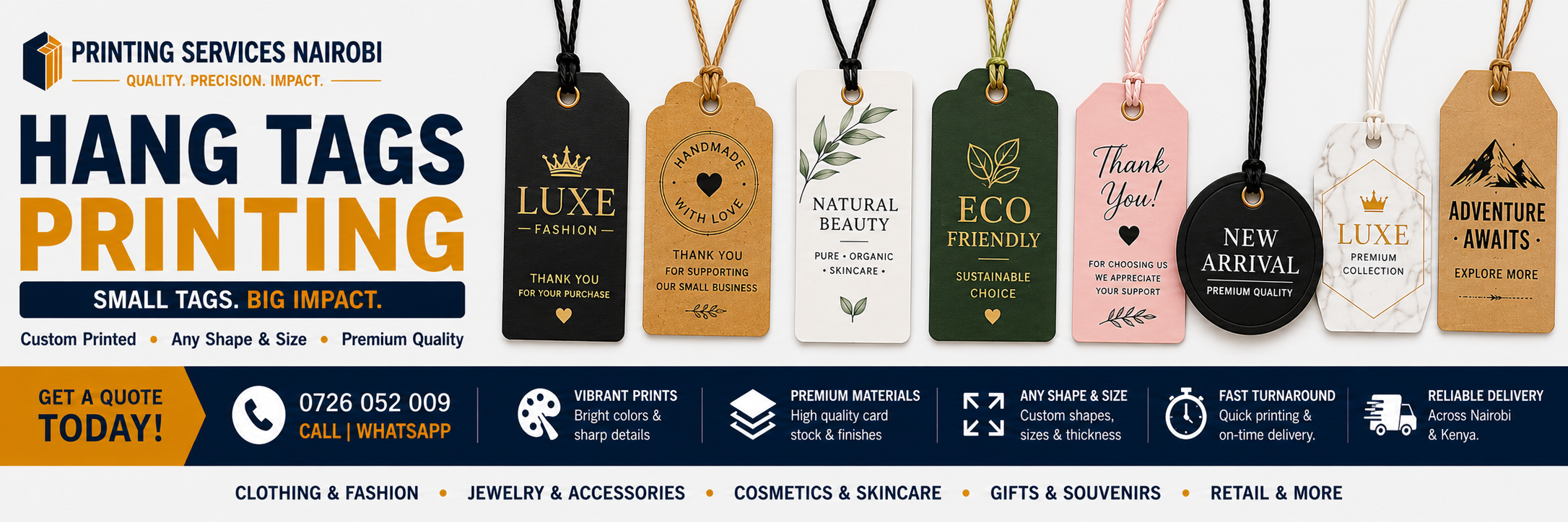Hang tags Printing in nairobi Hang tags Printing in nairobi