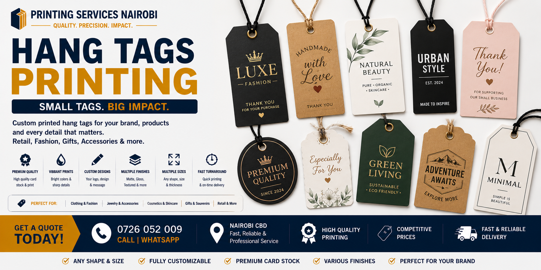 Hang tags Printing Hang tags Printing