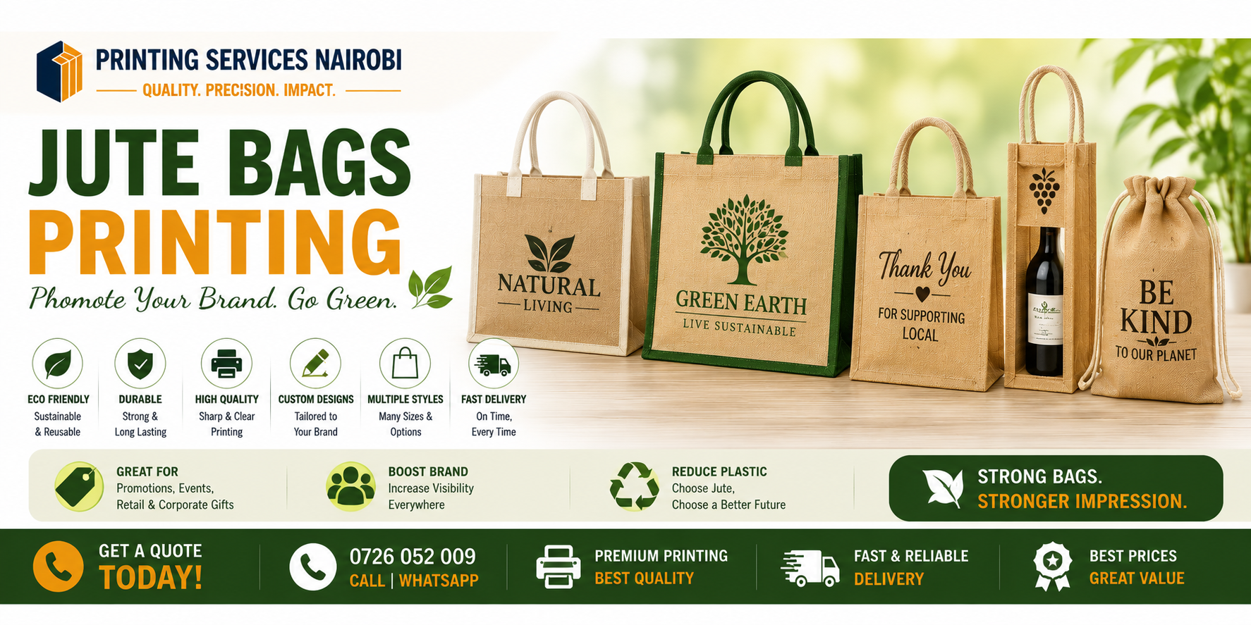 Jute Bags branding