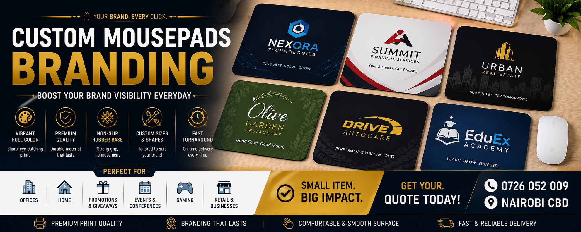 Mousepads branding