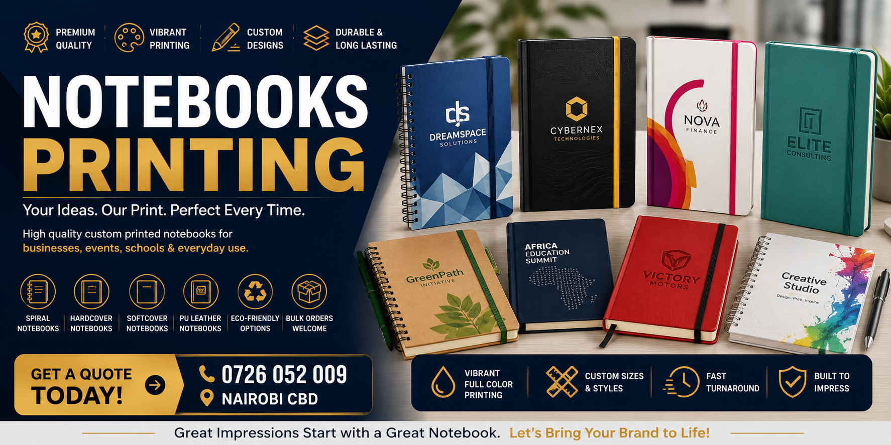 Notebooks branding