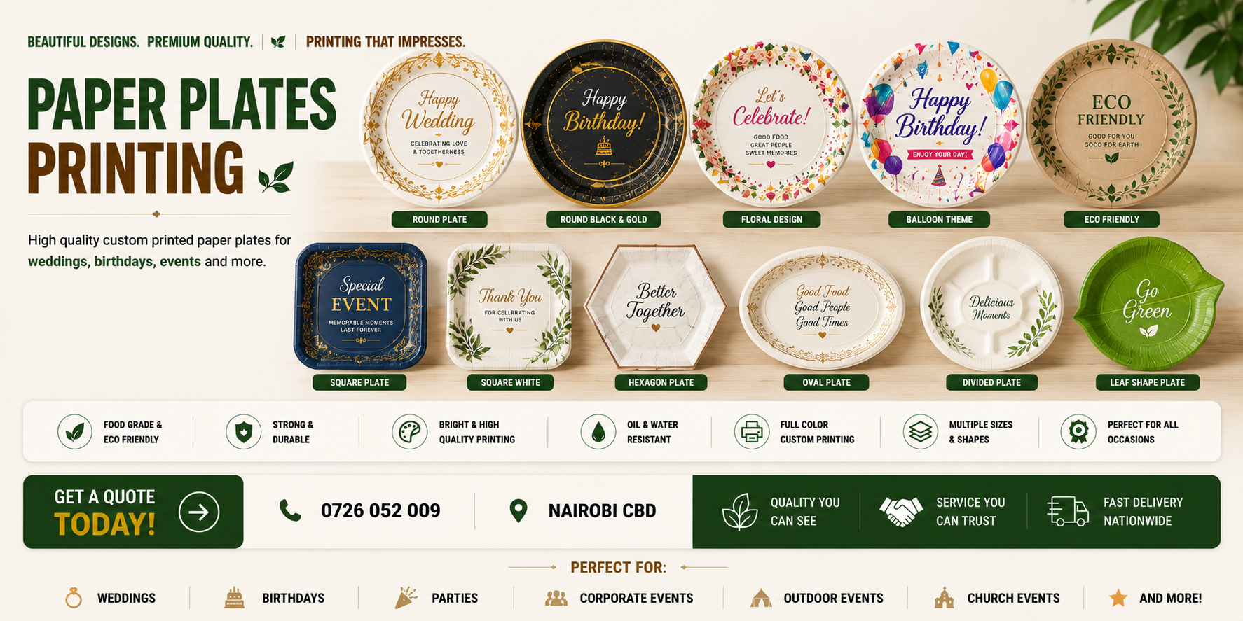 Paper Plates branding