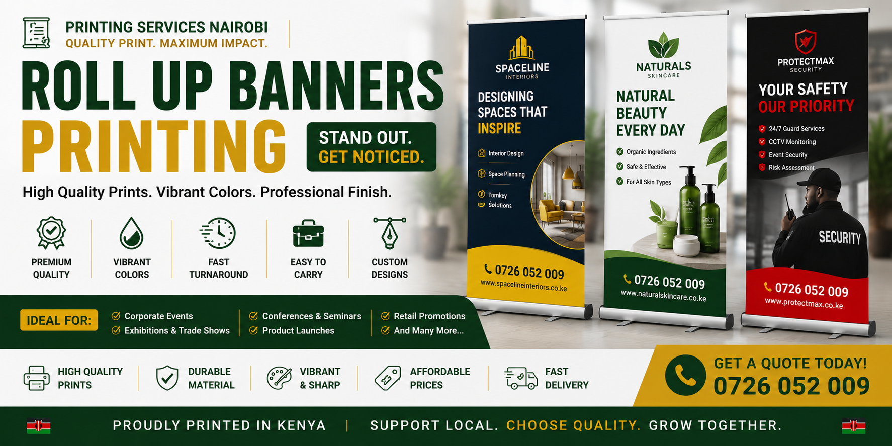 Roll Up Banners Printing in nairobi Roll Up Banners Printing in nairobi