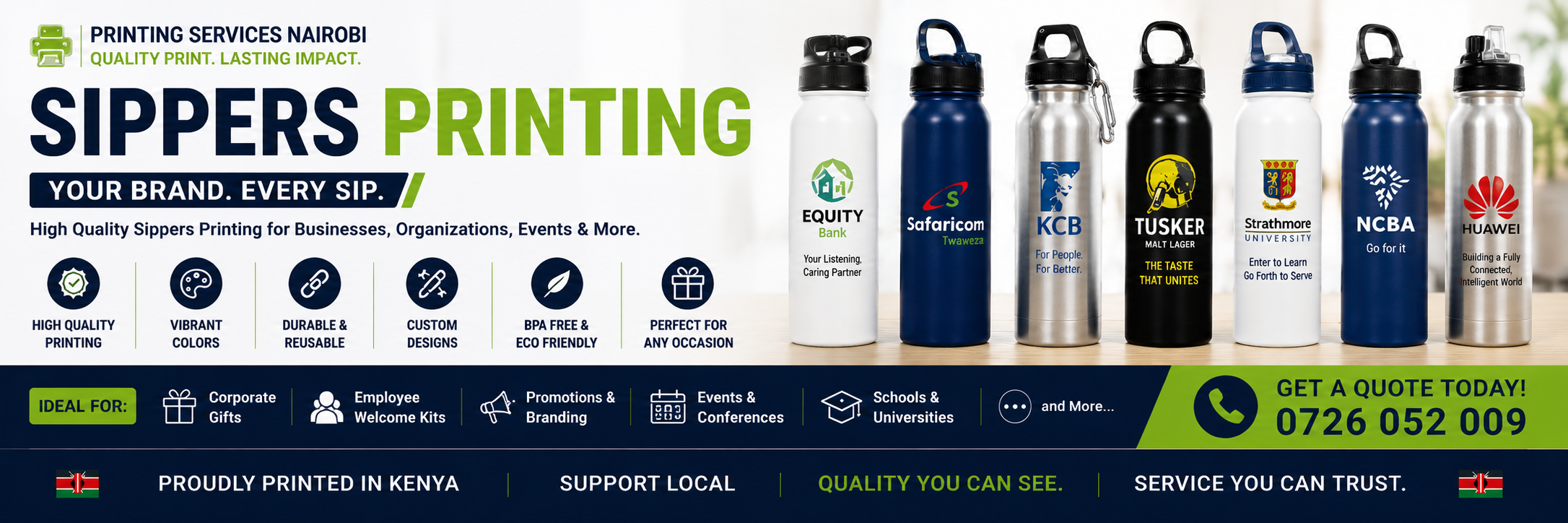 Sippers branding
