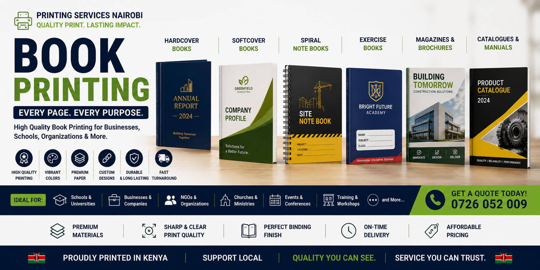 Site Note Book Printing in nairobi Site Note Book Printing in nairobi