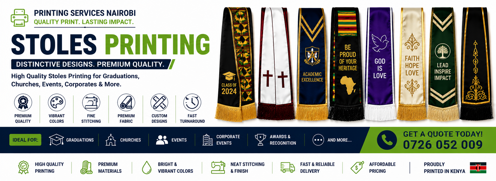 Stoles Printing in nairobi