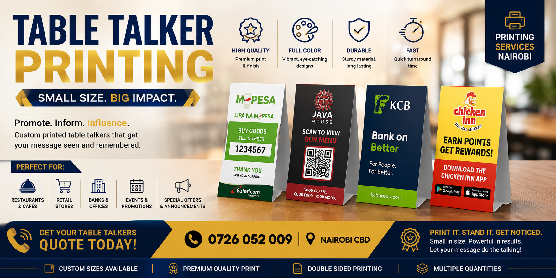 Table Talker Printing
