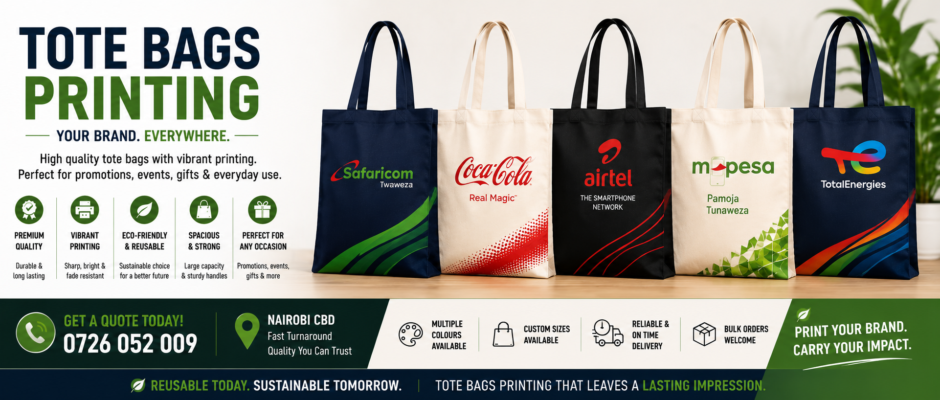Tote Bags branding Tote Bags branding