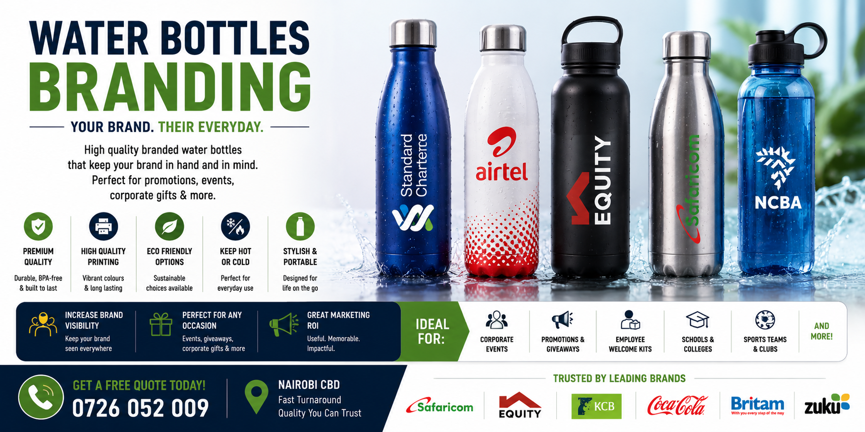 Water Bottles Branding