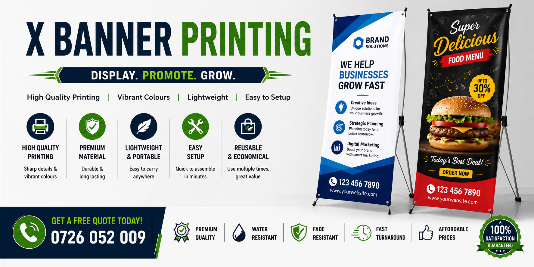 X Banner Printing